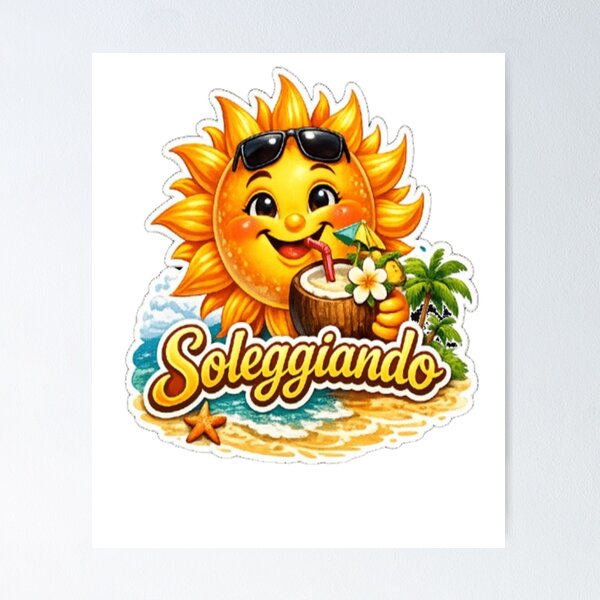 Item preview,  Soleggiando – Sole Tropicale con Cocktail al Cocco  designed and sold by RipantinaFantasy .
