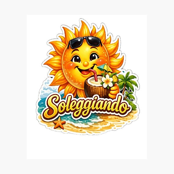 Item preview,  Soleggiando – Sole Tropicale con Cocktail al Cocco  designed and sold by RipantinaFantasy .