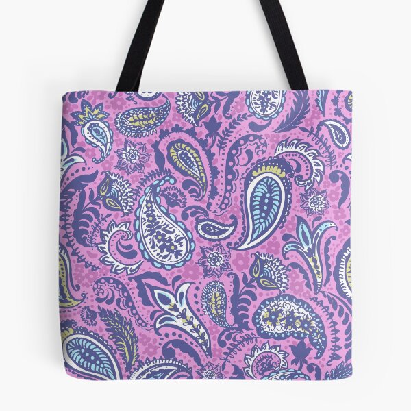 Item preview, Paisley pattern in pink designed and sold by bokasin.