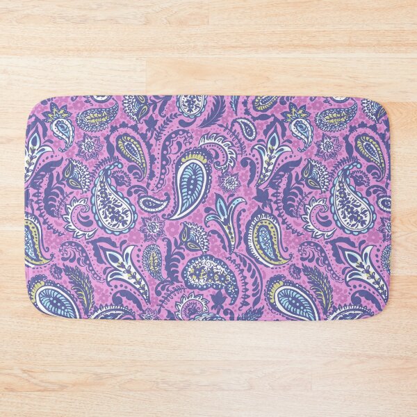 Item preview, Paisley pattern in pink designed and sold by bokasin.