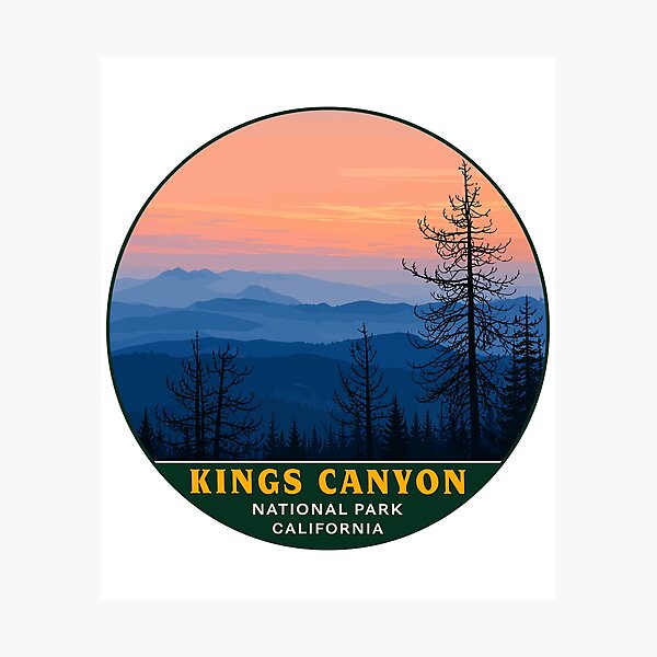 Item preview, Kings Canyon National Park Sticker designed and sold by Gideon Emmerich.