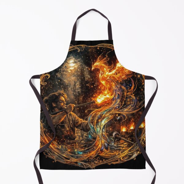 Item preview, T-Shirt - Sticker - Glassblowing the Phoenix of Rebirth designed and sold by ForeverPrintsOK.
