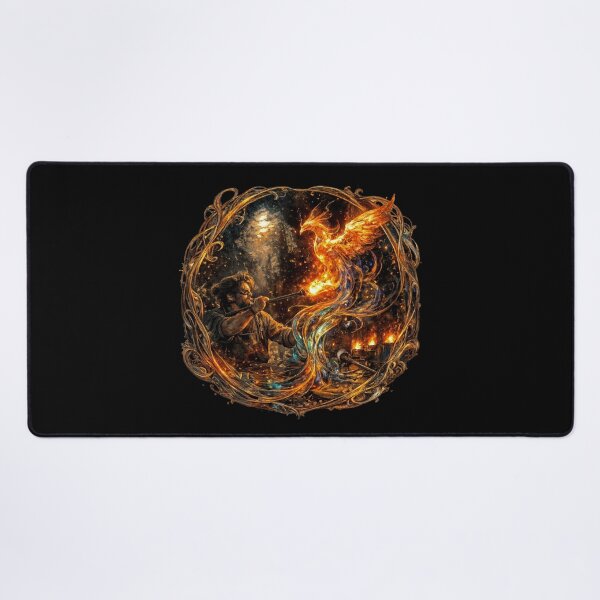 Item preview, T-Shirt - Sticker - Glassblowing the Phoenix of Rebirth designed and sold by ForeverPrintsOK.