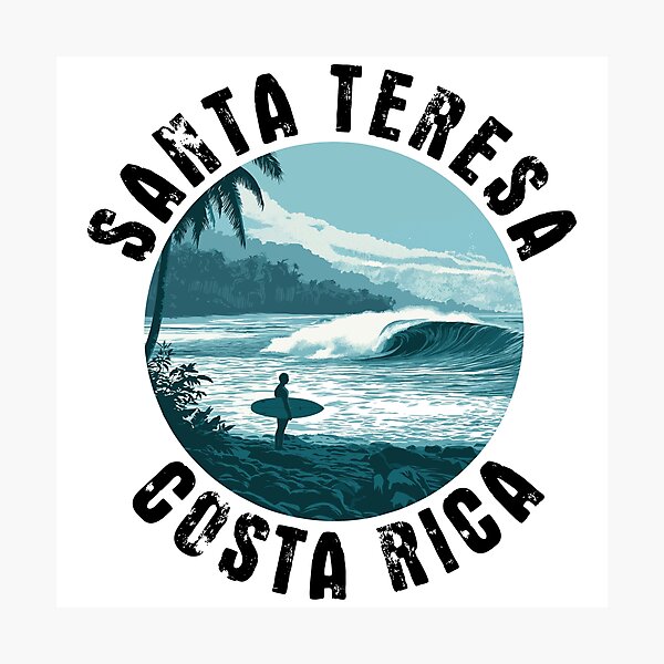 Item preview, Santa Teresa - Costa Rica (with Black Lettering) designed and sold by VelvetRoom.
