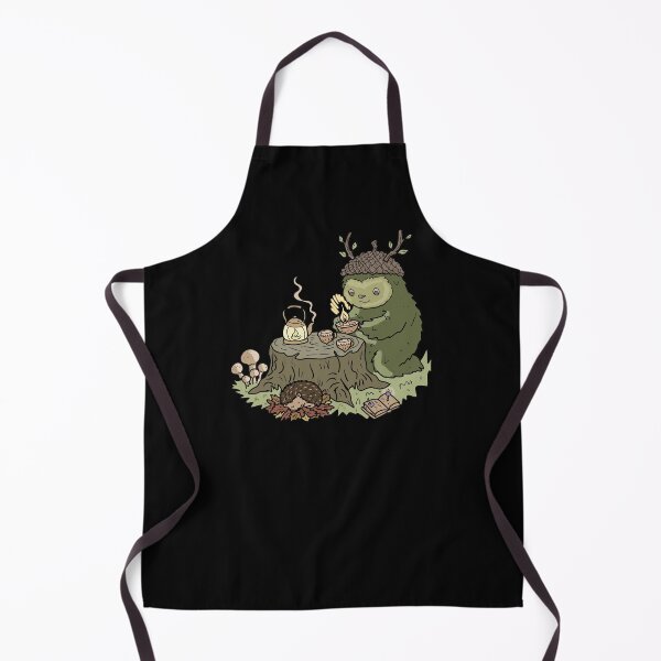 Item preview, Forest Spirit Goblincore Illustration with Sleeping Hedgehog designed and sold by LeshanArt.