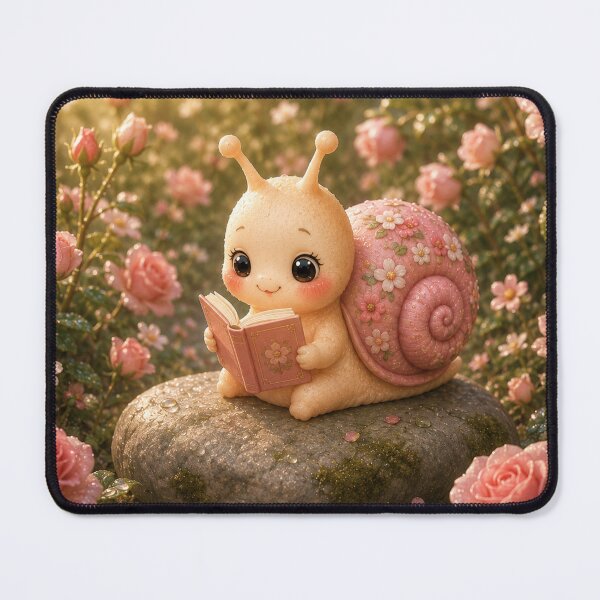 Item preview, Cute snail, reading a tiny book designed and sold by Design by Sara.