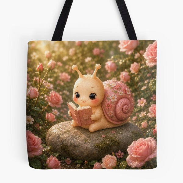 Item preview, Cute snail, reading a tiny book designed and sold by Design by Sara.