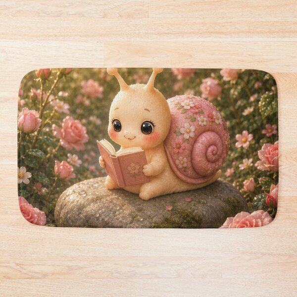 Item preview, Cute snail, reading a tiny book designed and sold by Design by Sara.