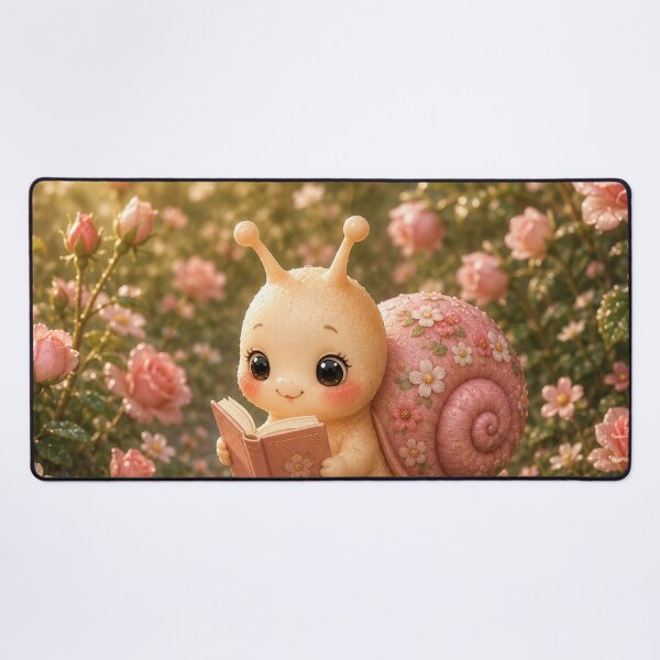 Item preview, Cute snail, reading a tiny book designed and sold by Design by Sara.