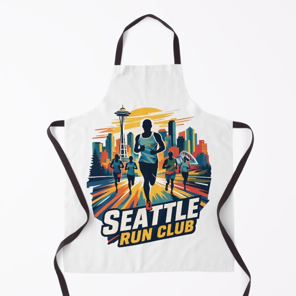 Item preview, Seattle Run Club Seattle Skyline Runner Gift designed and sold by Colorfulman.