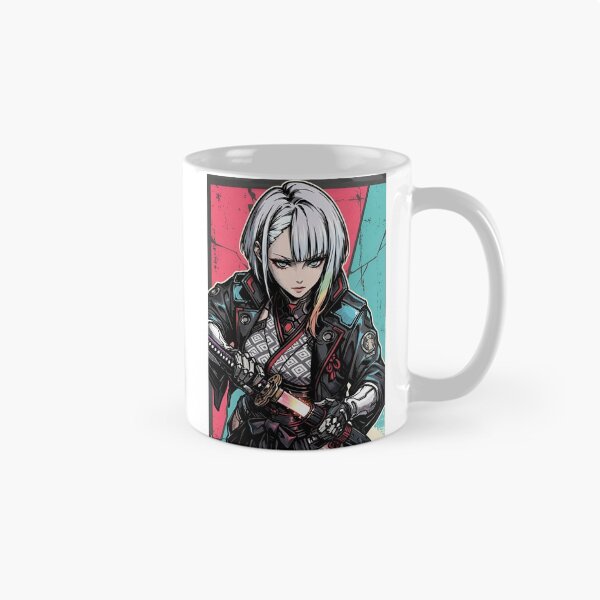 Item preview, Lucy | Cyberpunk Samurai Girl with Katana | Futuristic Anime Warrior Digital Art designed and sold by Dyan4.