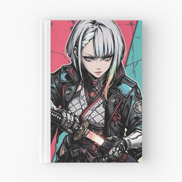 Item preview, Lucy | Cyberpunk Samurai Girl with Katana | Futuristic Anime Warrior Digital Art designed and sold by Dyan4.