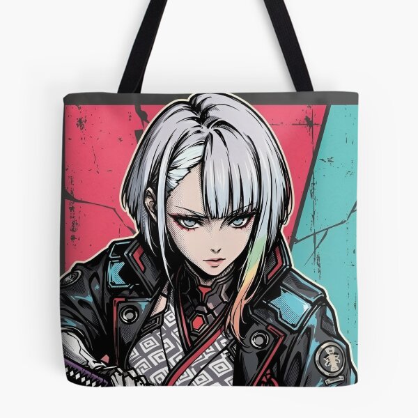 Item preview, Lucy | Cyberpunk Samurai Girl with Katana | Futuristic Anime Warrior Digital Art designed and sold by Dyan4.