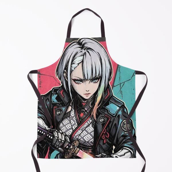 Item preview, Lucy | Cyberpunk Samurai Girl with Katana | Futuristic Anime Warrior Digital Art designed and sold by Dyan4.
