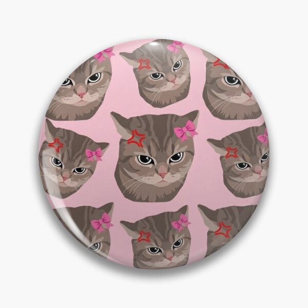 Item preview, Cute But Angry Tabby Cat with Pink Bow (Anime Rage Aesthetic) designed and sold by GeometricJoy1.