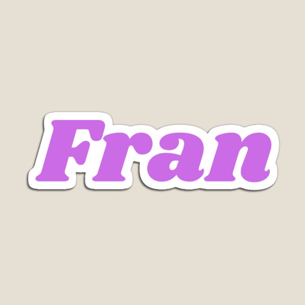 Item preview, Fran Name, Purple designed and sold by RedParker.