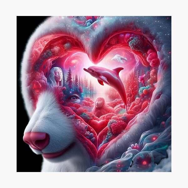 Item preview, Surreal Ocean Heart Within - Twisted Dreamscapes designed and sold by LujziWorld.