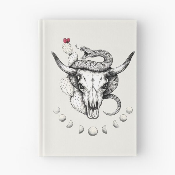Item preview, The Celestial Serpent - Desert Skull Art designed and sold by Cozy Aesthetic design .