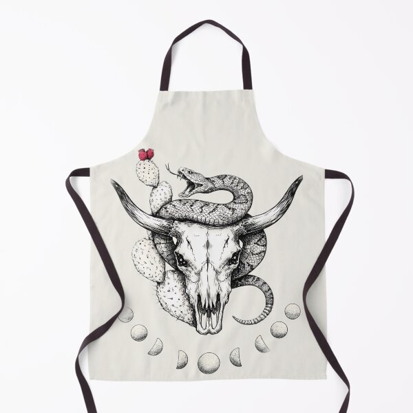 Item preview, The Celestial Serpent - Desert Skull Art designed and sold by Cozy Aesthetic design .