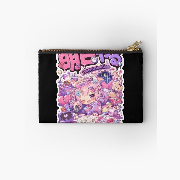 Item preview, Procrastination Japanese Kawaii Art (明日やる) - Cozy Low Energy Pastel Design designed and sold by Japan-kanji-ya.