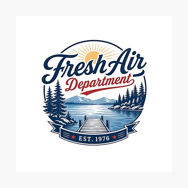 Item preview, Fresh Air Department - Vintage Lake Life designed and sold by GoverArt.