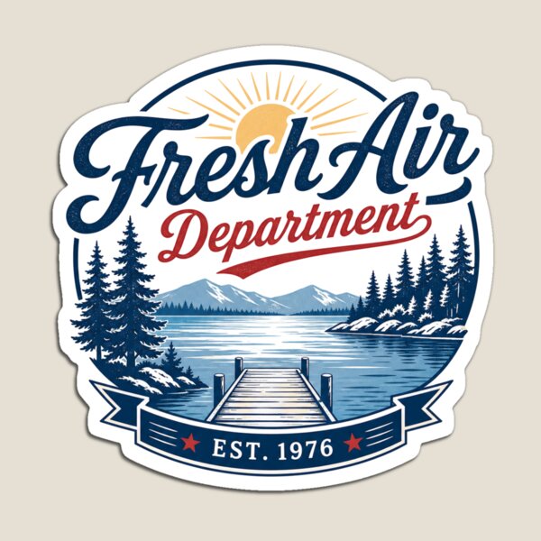Item preview, Fresh Air Department - Vintage Lake Life designed and sold by GoverArt.