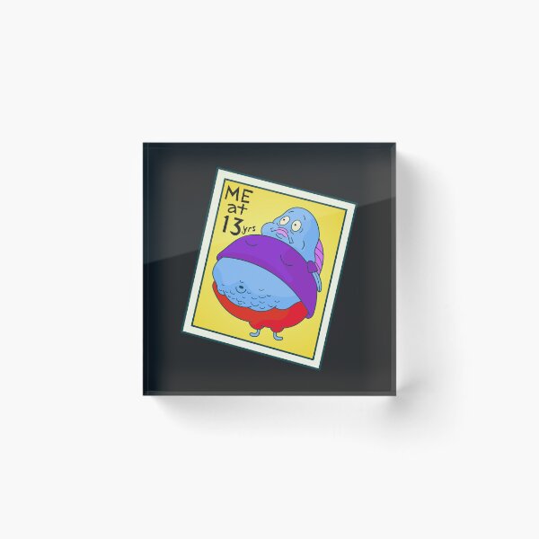 Item preview, SpongeBob - Fish PICTURE - ME AT 13 YEARS  designed and sold by DibujandoPorfa.