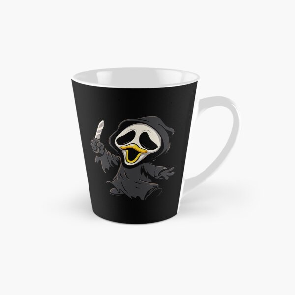 Item preview, Cute duck with knife wearing ghost mask designed and sold by therocketman.