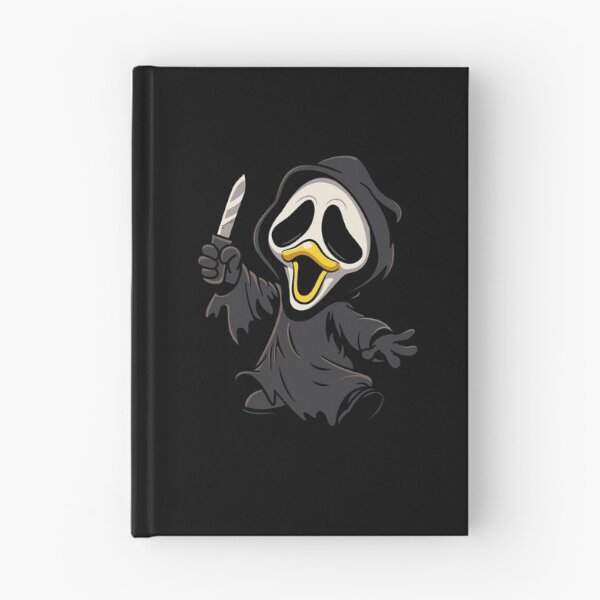 Item preview, Cute duck with knife wearing ghost mask designed and sold by therocketman.