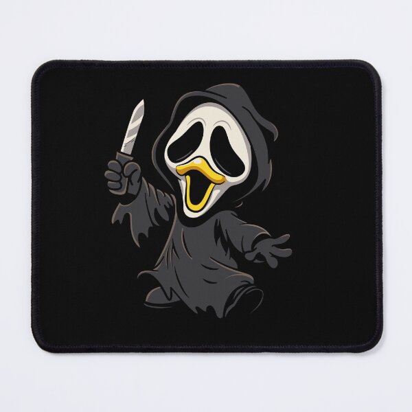 Item preview, Cute duck with knife wearing ghost mask designed and sold by therocketman.