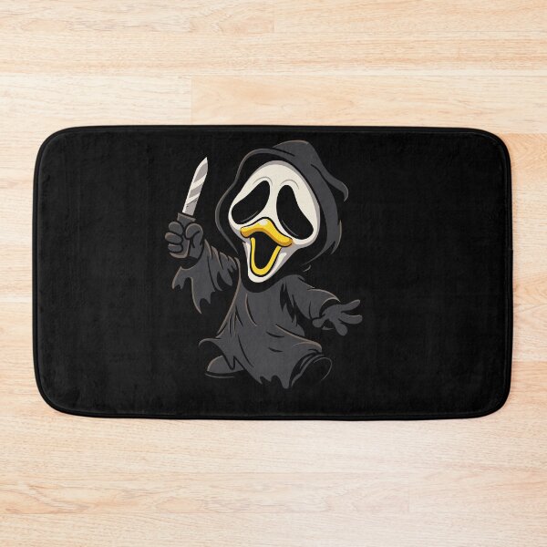 Item preview, Cute duck with knife wearing ghost mask designed and sold by therocketman.