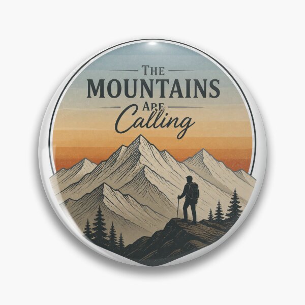 Item preview, he Mountains Are Calling – Mountain Explorer Graphic Tee designed and sold by MJ-by-Dharan.