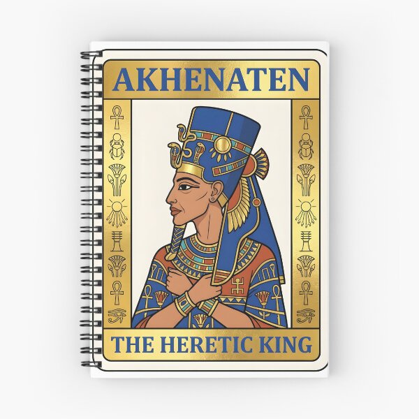 Item preview, Akhenaten The Heretic King Egyptian Pharaoh Playing Card Poster Graphic designed and sold by EKHOAISTORE.
