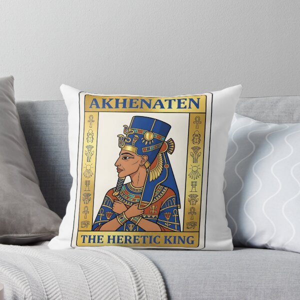 Item preview, Akhenaten The Heretic King Egyptian Pharaoh Playing Card Poster Graphic designed and sold by EKHOAISTORE.