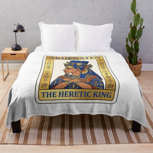 Item preview, Akhenaten The Heretic King Egyptian Pharaoh Playing Card Poster Graphic designed and sold by EKHOAISTORE.