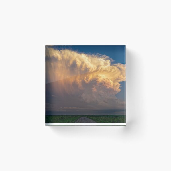 Item preview, Giant Supercell over the Flint Hills at Sunset.  designed and sold by South 500 Photography.