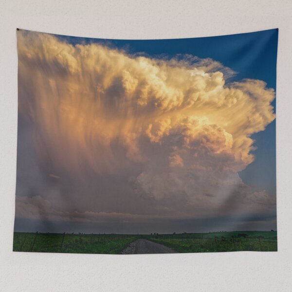 Item preview, Giant Supercell over the Flint Hills at Sunset.  designed and sold by South 500 Photography.