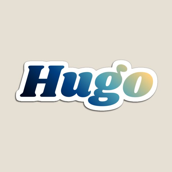 Item preview, Hugo Name, Gradient designed and sold by RedParker.