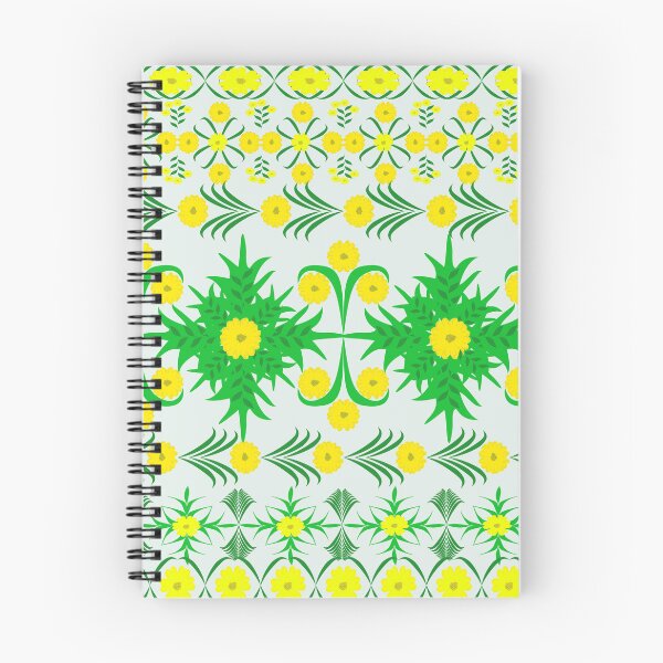 Item preview, Seamless Yellow Floral Pattern with Green Leaves for Textile and Fashion Design designed and sold by Ei-Ei.