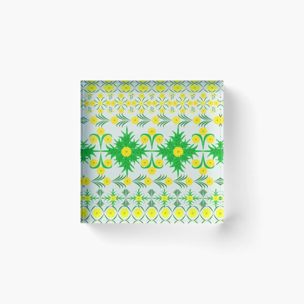 Item preview, Seamless Yellow Floral Pattern with Green Leaves for Textile and Fashion Design designed and sold by Ei-Ei.