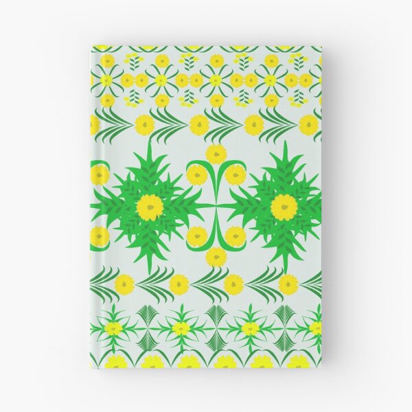 Item preview, Seamless Yellow Floral Pattern with Green Leaves for Textile and Fashion Design designed and sold by Ei-Ei.