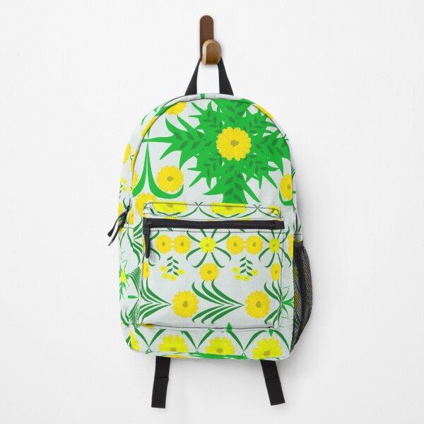 Item preview, Seamless Yellow Floral Pattern with Green Leaves for Textile and Fashion Design designed and sold by Ei-Ei.