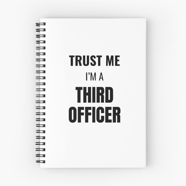 Item preview, Trust Me I'm a Third Officer (Black) designed and sold by ShipCrewNation.