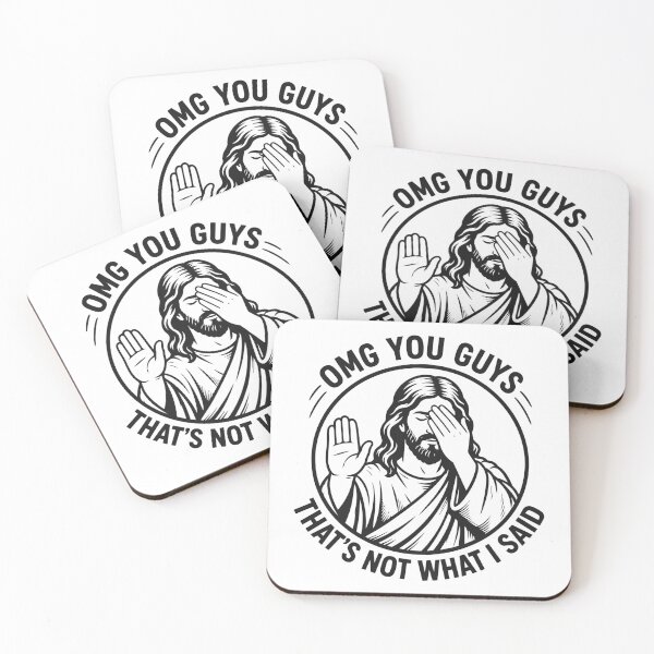 Item preview, OMG You Guys Thats Not What I Said Jesus Retro Faith Meme designed and sold by BornBorn.