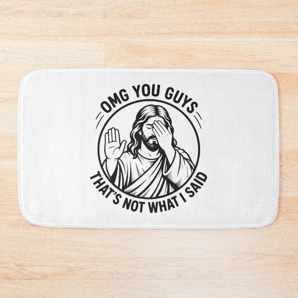 Item preview, OMG You Guys Thats Not What I Said Jesus Retro Faith Meme designed and sold by BornBorn.