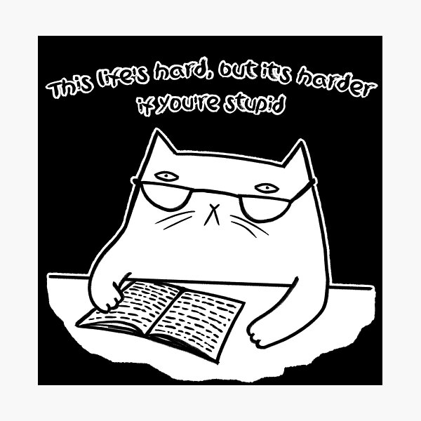 Item preview, Stupidity quote designed and sold by eri-morie.