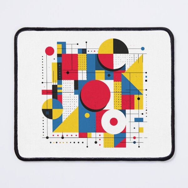 Item preview, Modern Geometric Abstract Bauhaus Composition designed and sold by Masloshop.