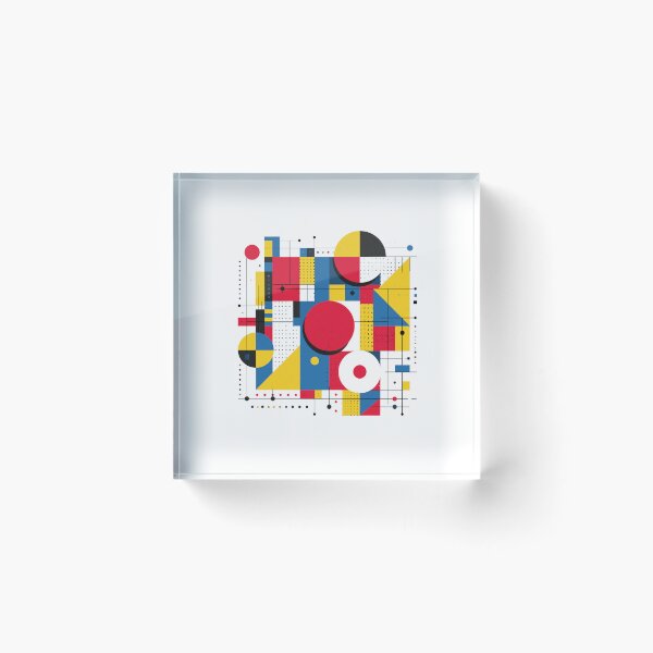 Item preview, Modern Geometric Abstract Bauhaus Composition designed and sold by Masloshop.