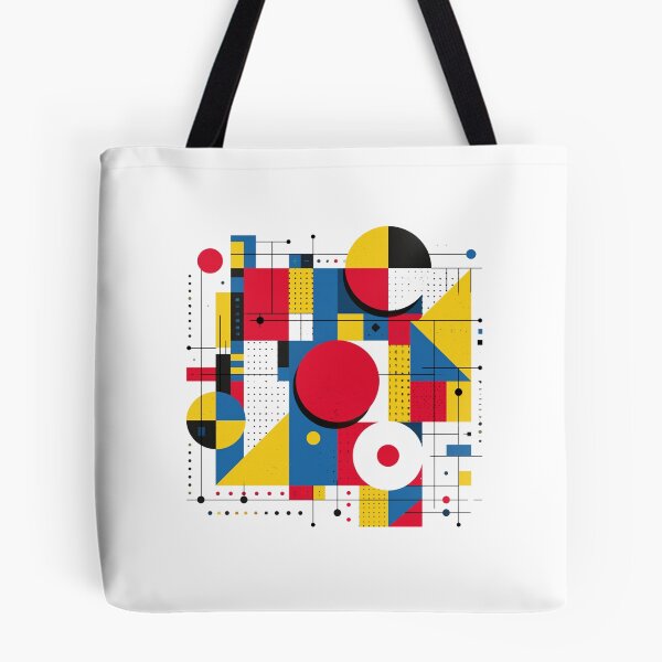 Item preview, Modern Geometric Abstract Bauhaus Composition designed and sold by Masloshop.