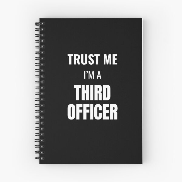 Item preview, Trust Me I'm a Third Officer (White) designed and sold by ShipCrewNation.